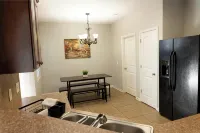 Charming 3-bedroom house in small-town Byron with WiFi, AC, and patio seating.