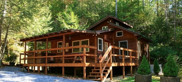 Wolfcreek Cabin/Secluded & Romantic/Hot Tub/Acreage Bordering National Forest Hotels in Cocke County