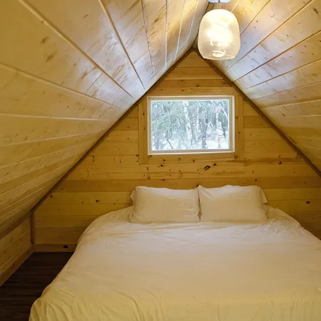 Petite Cabin With Ladder Loft Отели в г. Фишук