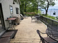 Waterfront retreat on 7 private wooded acres with beautiful sunset views. - 4-Star