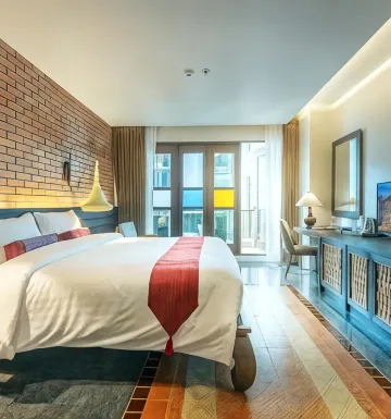 ห้องซูพีเรีย 1 เตียงคิงไซส์ วิวสวน