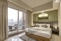 Saltstayz Premier Executive Serviced Apartment - Golf Course Extension Road - مطابخ