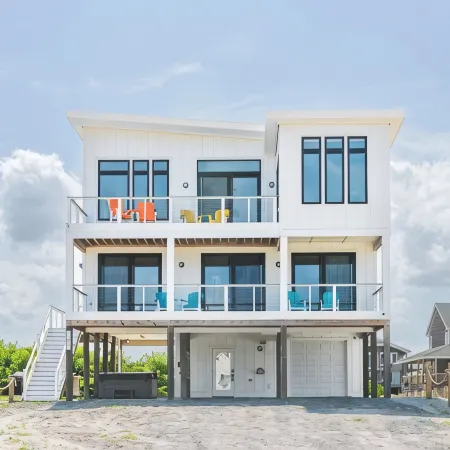 Easy Breezy OBX - New Beautiful Modern Home on the 4x4 w/ Ocean Views & Hot Tub.