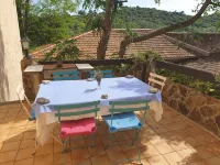 On vacation with the dog? House with enclosed garden in the center of Roquebrun. Hotels in Roquebrun