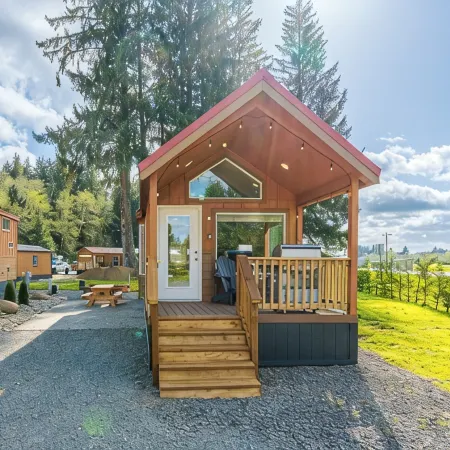 Rainforest Retreat Tiny Home: Bohemian Cottage
