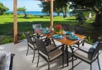A beautifully renovated Caribbean Villa fronting a private seaside cove.