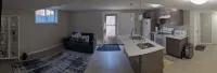 Spacious one bedroom Basement Apartment