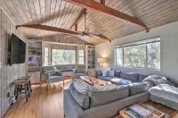Spring Season Our Cabin Home Backing Preserve with Deck, Grill and Gas Fire Pit