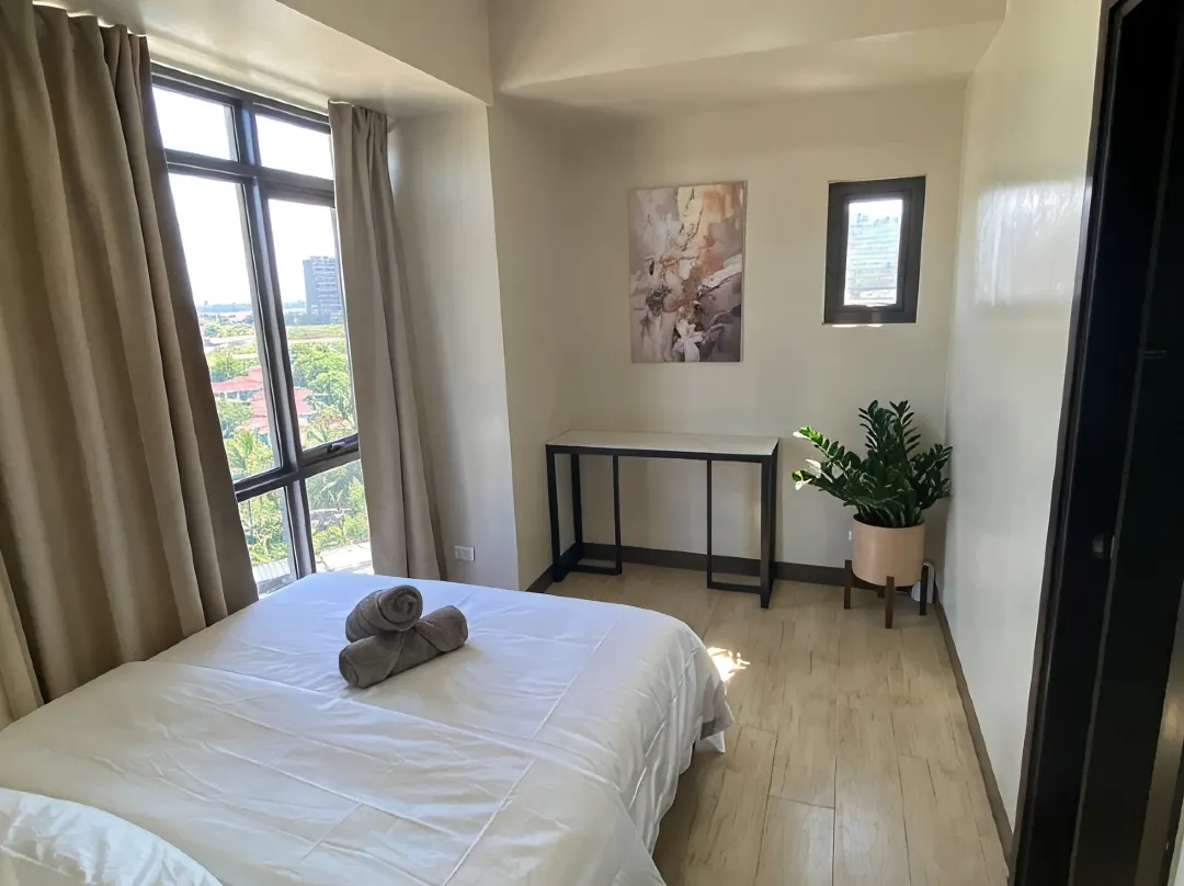 Cozy Studio With Kitchen&balcony Near Okada -8f - Parañaque