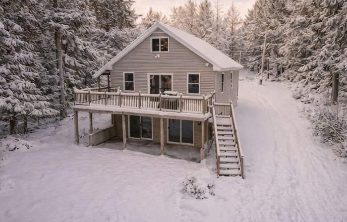 Cozy Lakefront Cabin • Winter Escape on Sebec Lake