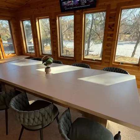 Spacious Lakefront Home with Nostalgic Charm, Wifi, AC and a Boat Dock