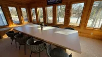 Spacious Lakefront Home with Nostalgic Charm, Wifi, AC and a Boat Dock
