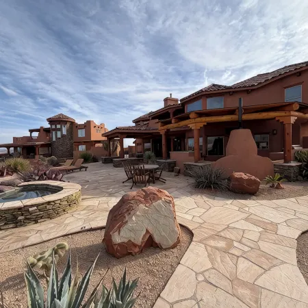CUSTOM BUILT STUNNING Home Towering above the Colorado River/Lake Pow