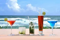 The Beach Cabanas Retreat & Spa - بار