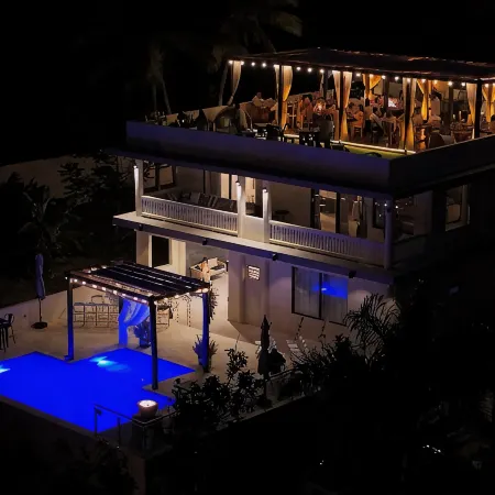 Casa Bella - El Yunque Rainforest Mansion with Panoramic Views + Rooftop Lounge