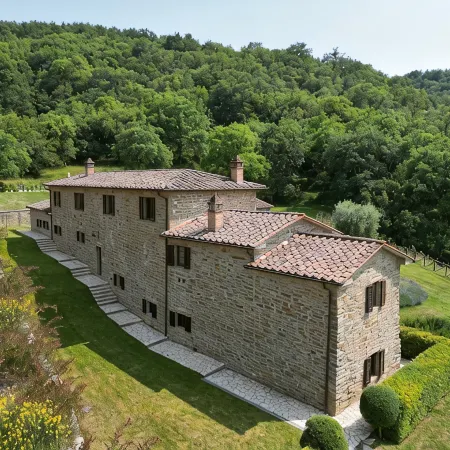 Luxury Cortona View Hilltop Villa