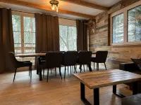 Modern vacation home / chalet with forest view in Dresden - balcony