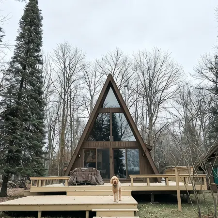 Cozy Gnome A-Frame on the Lake with Sauna