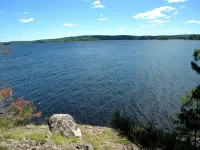 Soaring Views from the Hilltop Cabin, Boat Access Only Hotele w: Crane Lake Township