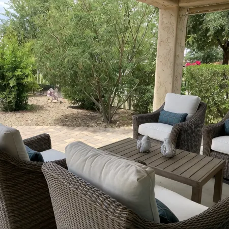 All the amenities of Sun City resort living at Merrill Ranch in Florence, AZ.