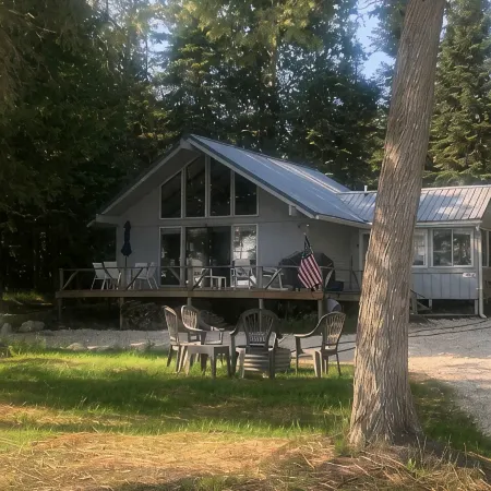 Lake Life at its best! Enjoy this Cabin on Bois Blanc Island.