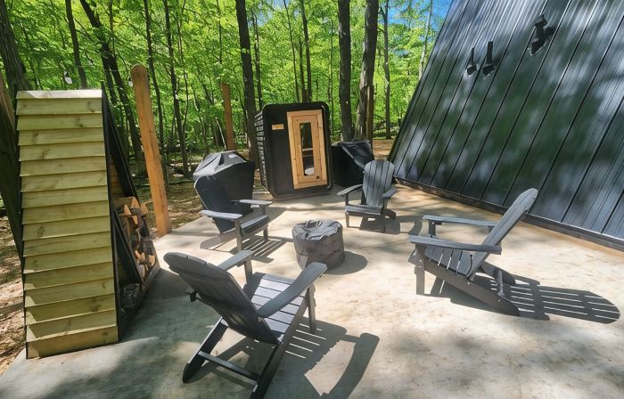 Tiny Home-A Frame-Cold Plunge-Fire Pit-Seclusion