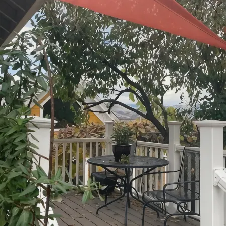 Luxuriously comfortable & peaceful getaway downtown Ashland, with views.
