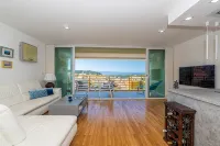 Luxurious penthouse style apartment, panoramic sea and mountain view