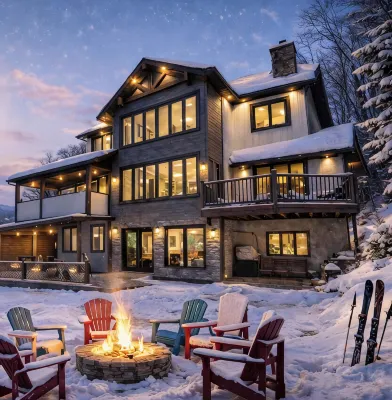 Luxury Tremblant Chalet • Hot Tub • Fireplace • Firepit • BBQ • 7 Min to Ski -  Ferienhäuser