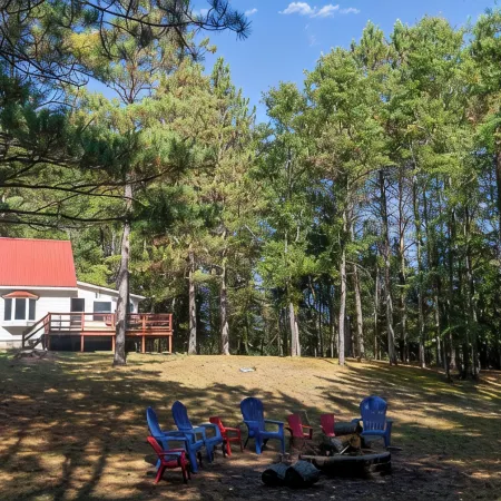 Large Creekside Cabin in the Huron National Forest - outdoor recreation mecca