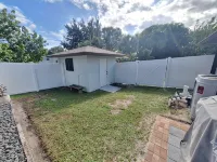 Private Oasis! Heated Pool, Fenced Yard, Poolside Bathroom, Grill, Mins to Beach