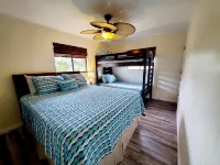 30 Seconds to Beach Path! Outdoor Tiki Bar w/ TV! Kayaks, SUP's, Bikes & More! - balcony