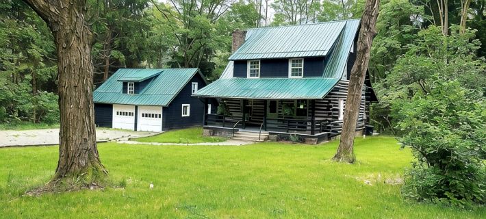 Original Log Cabin on 3 Private Acres Hotels in Somerset County