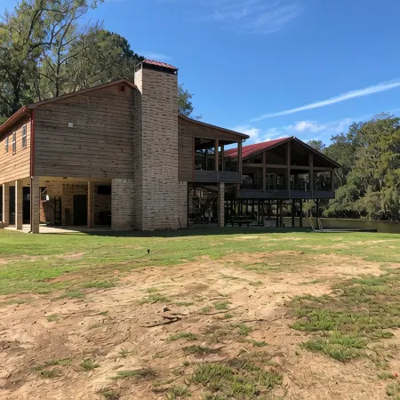 House/Boat house on the river! Boat lift and boat ramp, sun deck, ice machine