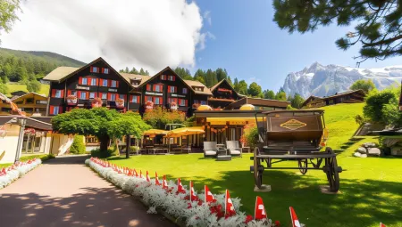 Romantik Hotel Schweizerhof Отели рядом с достопримечательностью «Firstbahn AG»