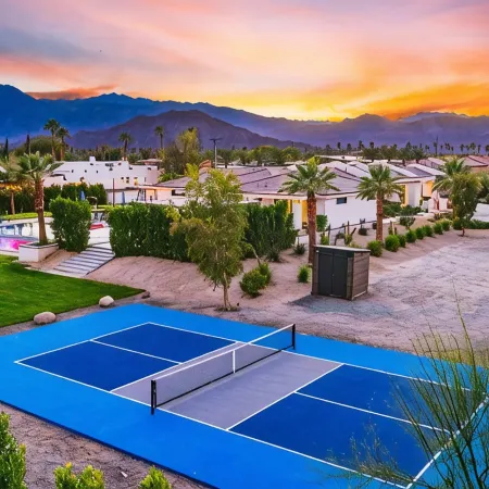 Private Oasis: 45 ft Pool, Spa, New Pickleball Ct, 9-Hole Golf, Grass Volleyball