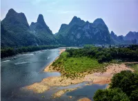 Yangshuo Moye Villa | Moye Villa Guilin Landscape Resort Hotel (Shili Gallery Yulong River Branch) - Romantic