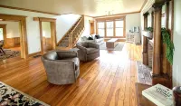 Charming Nature Valley Farmhouse on 53 private acres with lake view