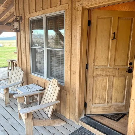 Cozy cabin #1 & AC, WiFi in Almo ID by City of Rocks National Park