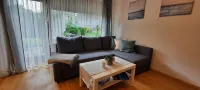 Large apartment with fireplace and washing machine