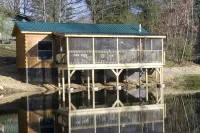 Romantic Cabin overloking pond - 4-Star