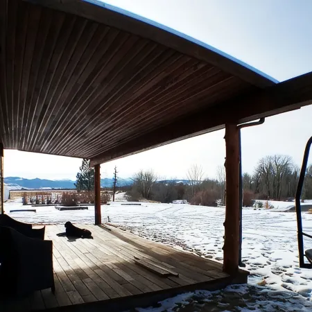 Gallatin River Cabin between Bozeman and Big Sky.