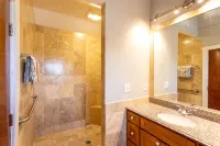 Walk to Cane Bay Beach Cottage - End Unit with Mountain Views - balcony