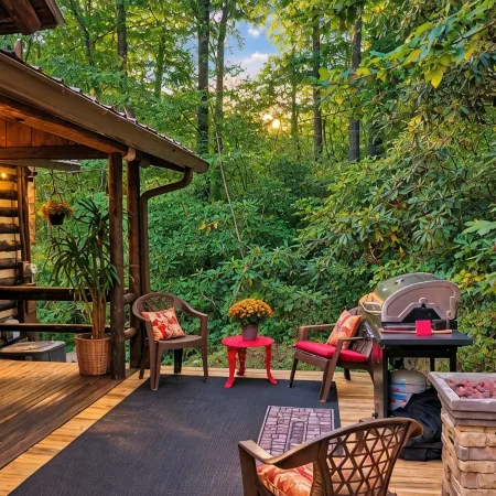 Old World Swiss Cabin Nestled In Woods Ancient Lore & Neyland Stadium Close by