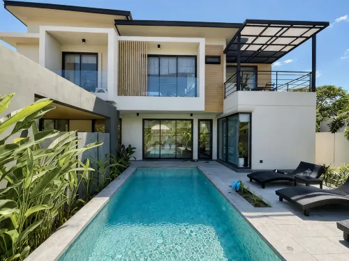 AURA STAY | Luxury Pool Villa Walk to Kad Farang - 무료 와이파이