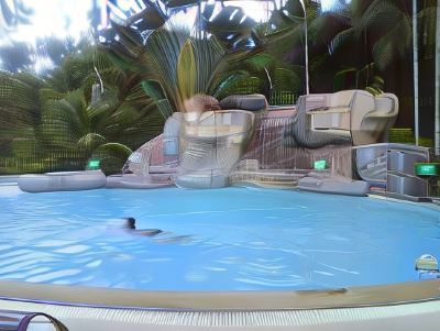 屋外プール セピロック ジャングル リゾートの写真