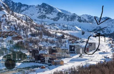 2P FRONT DE NEIGE SUD CALME Hôtels à proximité de : Isola 2000