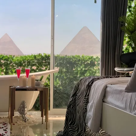 Pharaoh Pyramids View