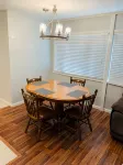 King, queen, & twin bed. 2-bedroom. Fenced around.