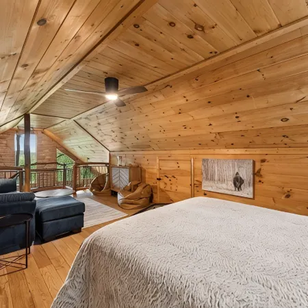 Mountain Views! Private Cabin, Firepit & Hot Tub, Fireplace--Dog Friendly!